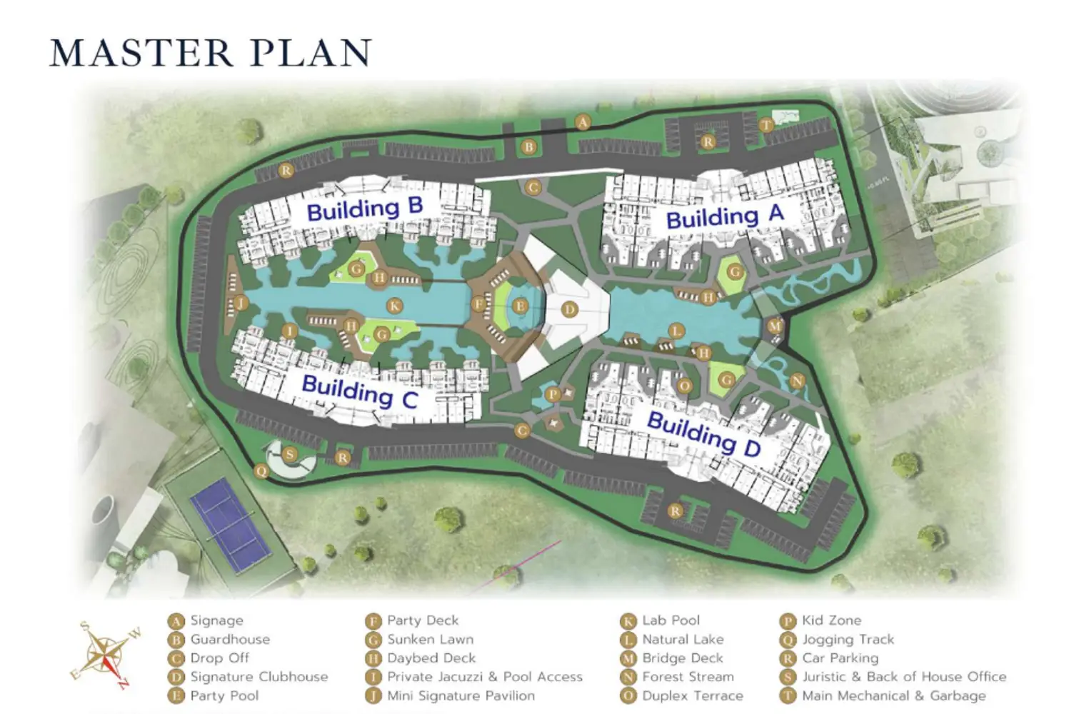 Hythe condominium — план 1